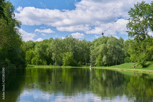 Kolskiy pond in Moscow