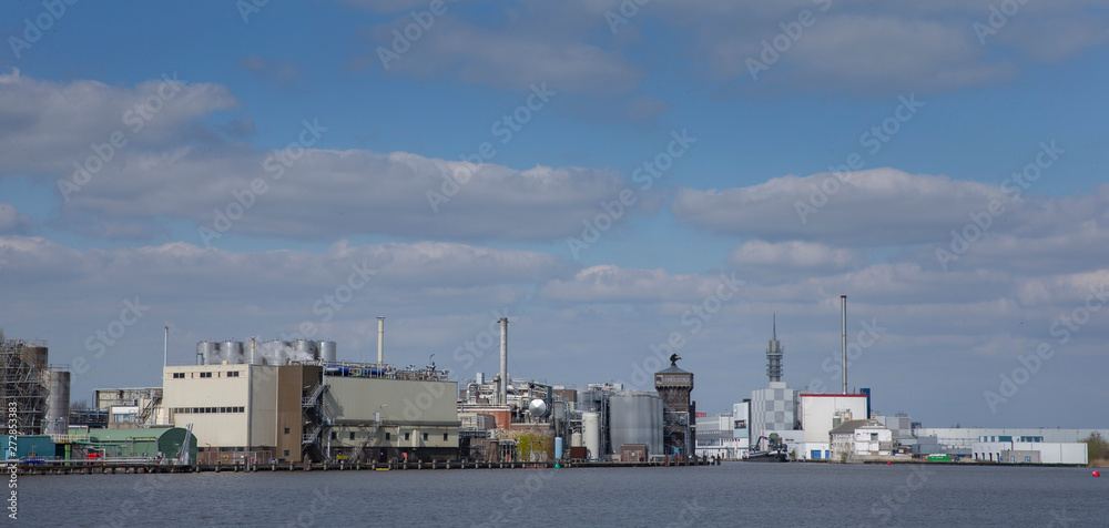 Industry at river the Zaan. Zaandam Netherlands Industry at river the Zaan. Zaandam Netherlands