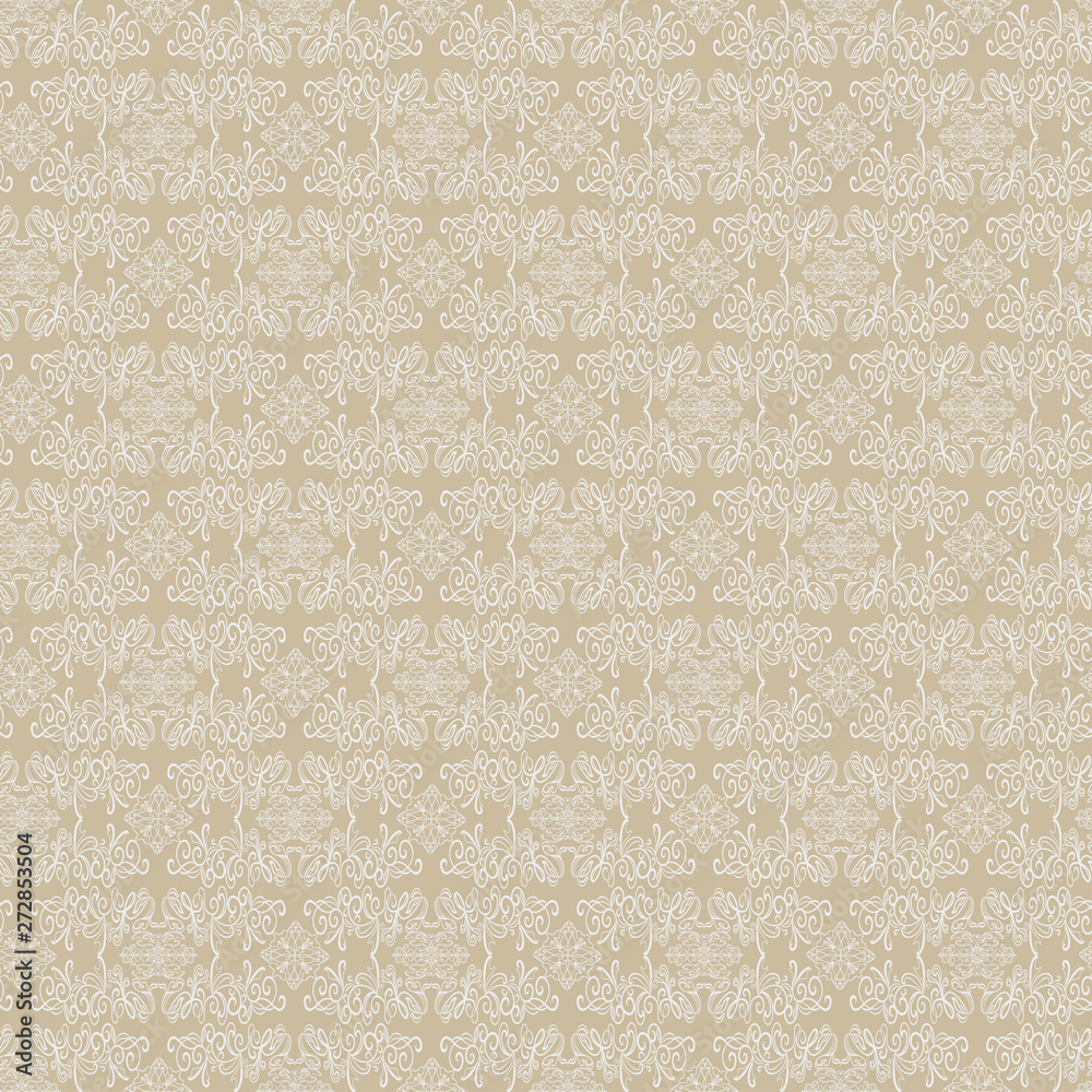 Fototapeta premium Vector Image. Ornament pattern.Can be used for designer wallpapers, for textile, packaging, printing or any desired idea. Different elements of paisley.