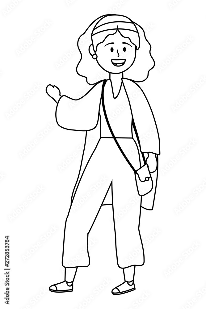 Isolated woman design vector illustrator Isolated woman design vector illustrator