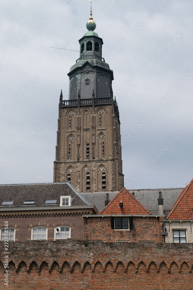 Fototapeta premium The Saint Walburgiskerk church in Zutphen