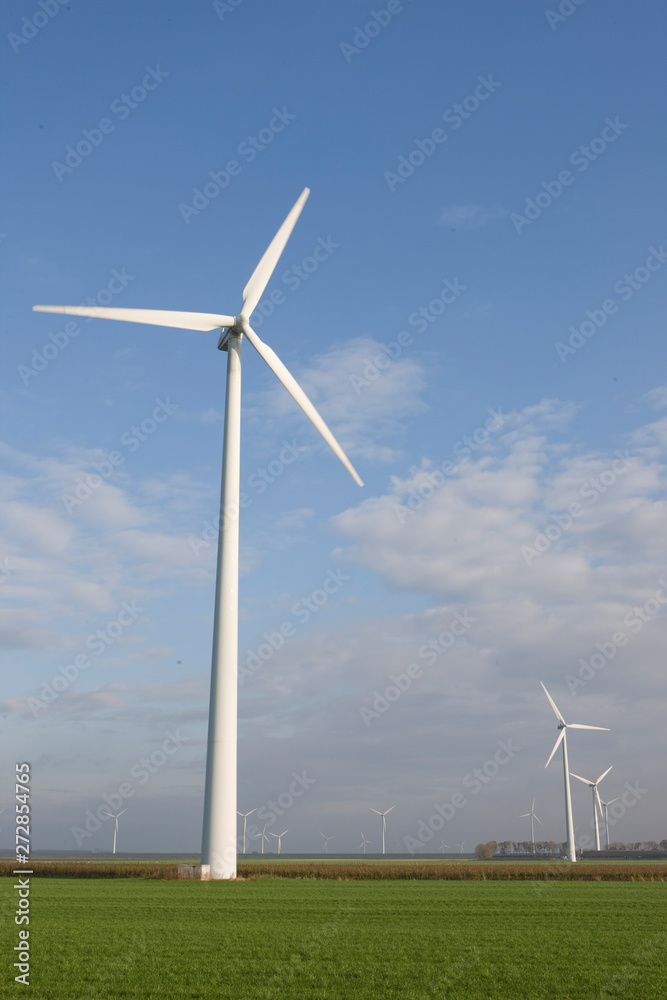 Windmill in Dutch polder. Netherlands. Green energy Windmill in Dutch polder. Netherlands. Green energy