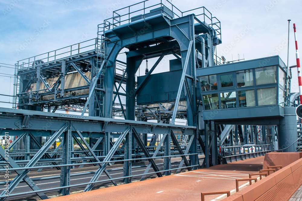 Fototapeta premium Railway Bridge in Zutphen