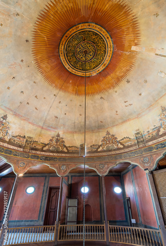 Whirling Dervishes Ceremony hall at the Mevlevi Tekke, an old abandoned meeting hall for the Sufi order and Whirling Dervishes, Cairo, Egypt photo