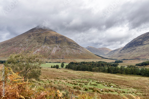 Landscape of Tyndrum, Scotland, United Kingdom