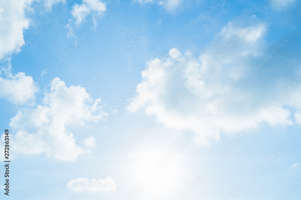 Fototapeta premium Blue sky with cloud at Phuket Thailand.