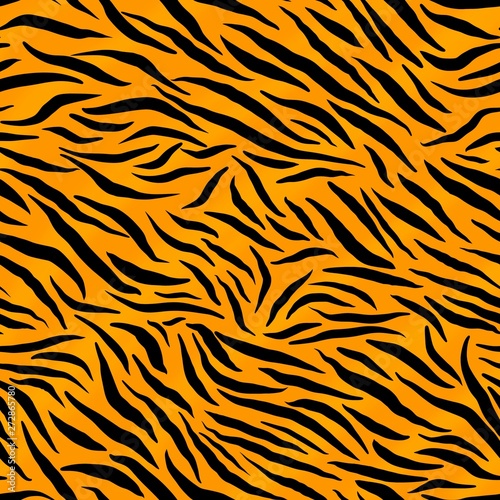 tiger skin background seamless pattern