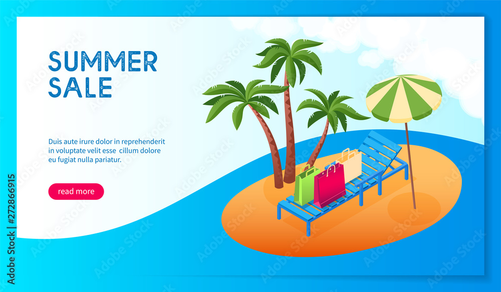 Fototapeta premium summer sale concept 01