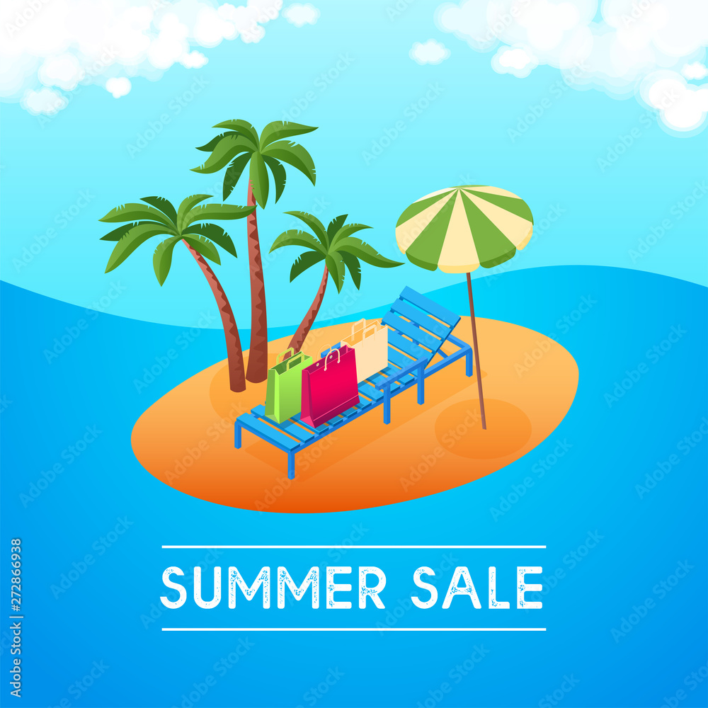 Obraz premium summer sale concept 02