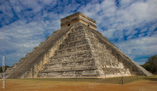 Famous Pyramid of Chichen Itza