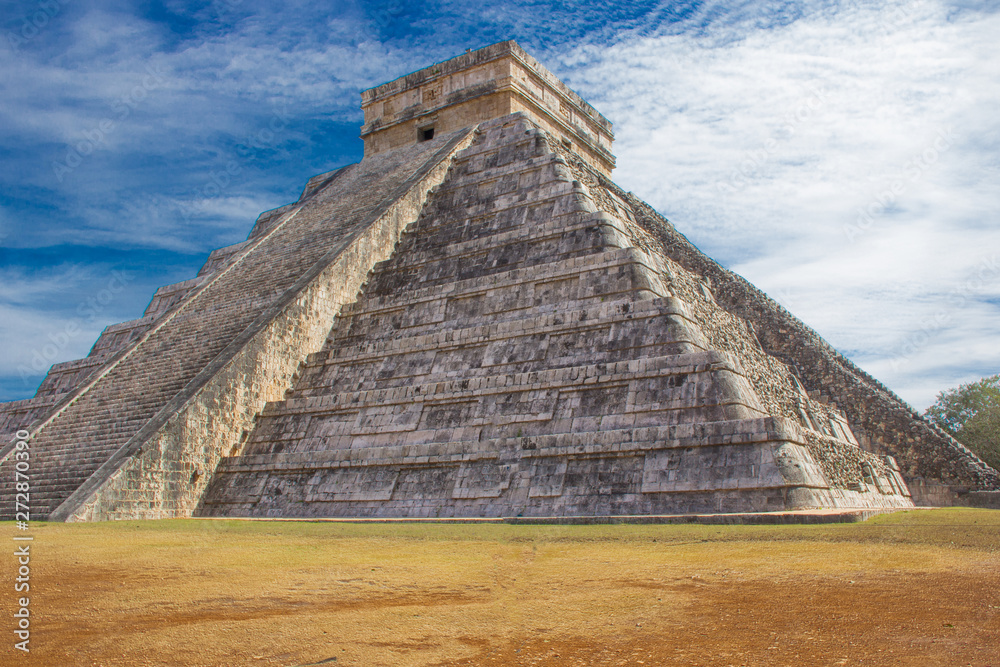 Famous Pyramid of Chichen Itza