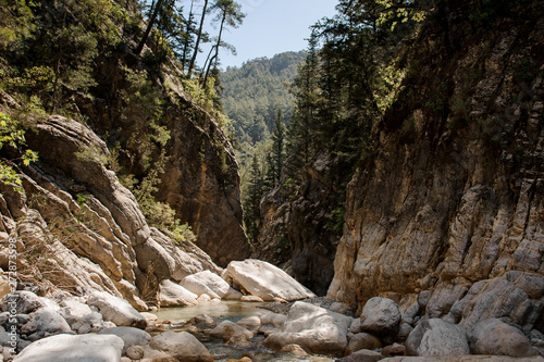 View of little river in Goynuk canyon