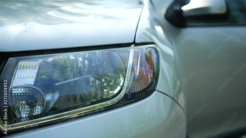Driver Open the Door Get Down from the Car and Arm Security System with Remote Driver Open the Door Get Down from the Car and Arm Security System with Remote
