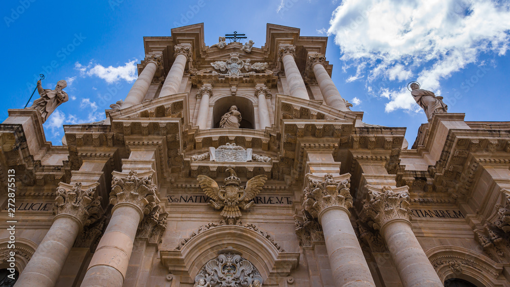 Portal der Kathedrale von Syrakus: Santa Maria delle Colonne