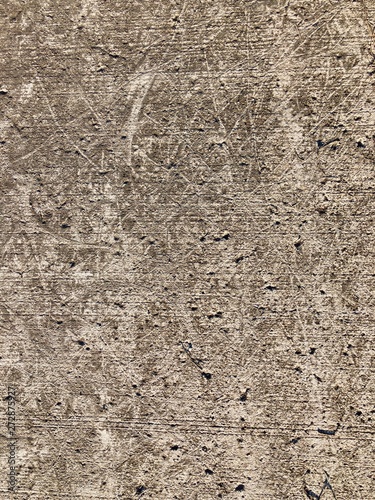 Worm Trails on a Sidewalk