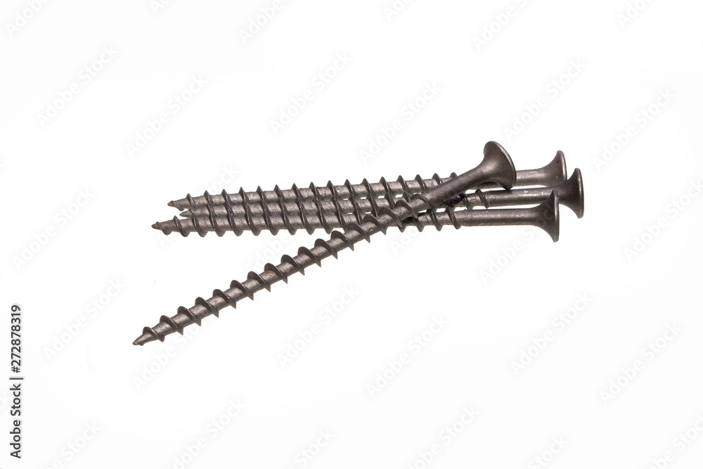 screw isolated on white background screw isolated on white background