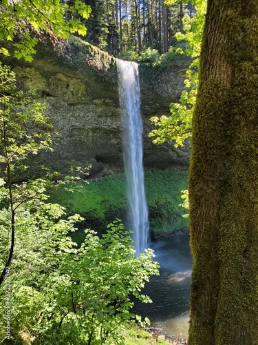 Waterfall side view