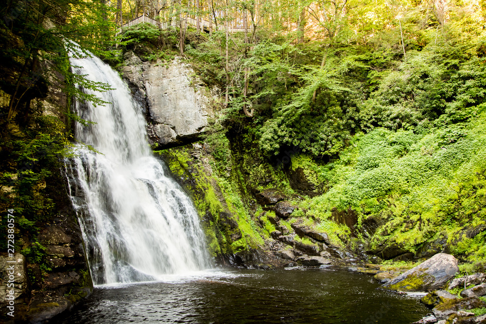 Naklejka premium Bushkill Falls, Pensylwania