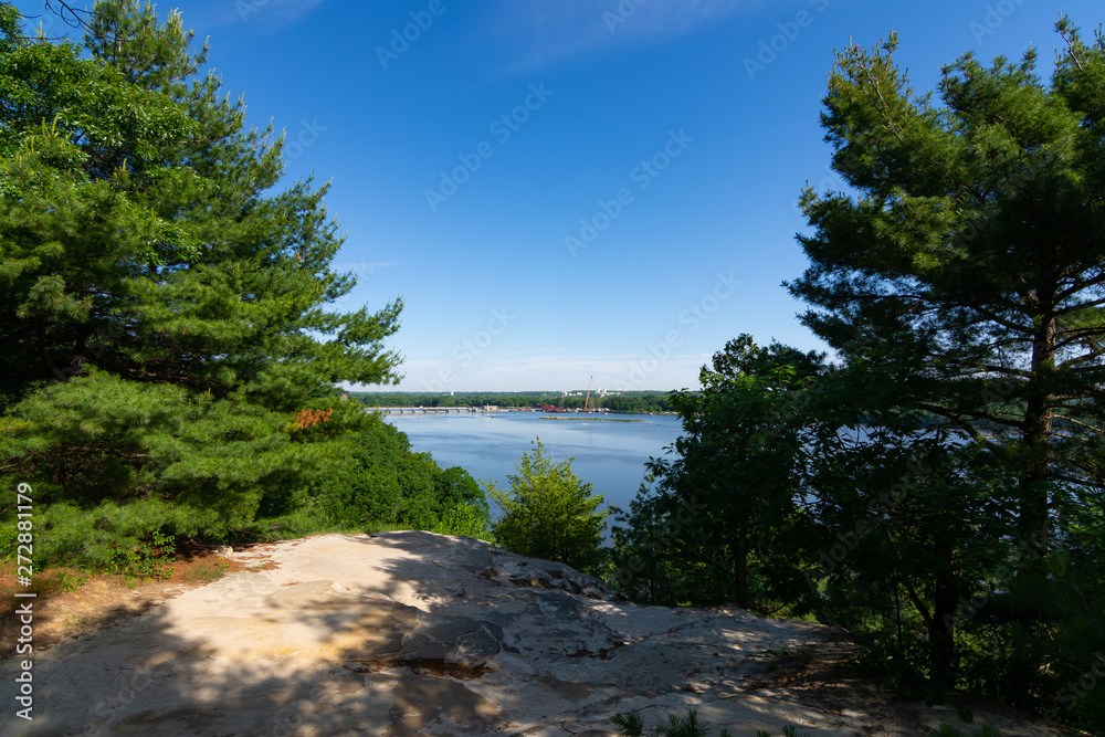 Overlook in Starved Rock State Park