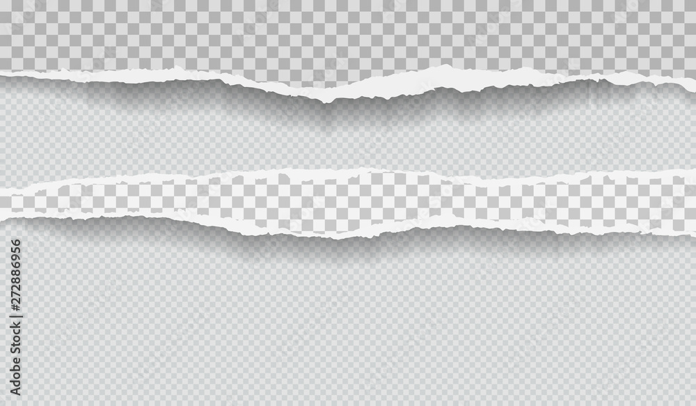 Piece of torn, squared note paper strips with soft shadow is on grey diamond background. Vector illustration Piece of torn, squared note paper strips with soft shadow is on grey diamond background. Vector illustration