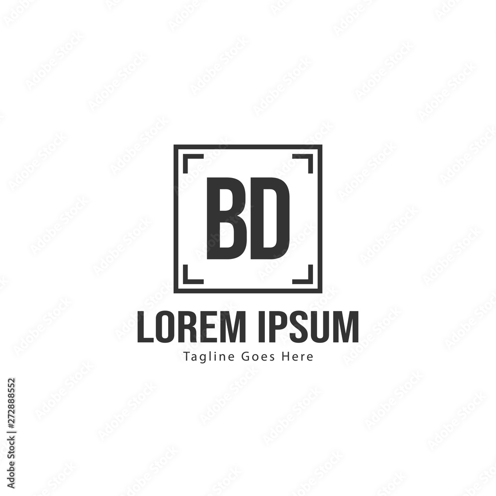 BD Letter Logo Design. Creative Modern BD Letters Icon Illustration BD Letter Logo Design. Creative Modern BD Letters Icon Illustration