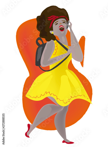  Girl talking on her smatphone