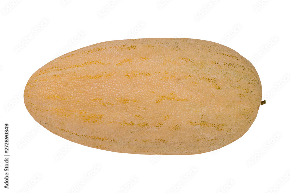 yellow melon on white isolated