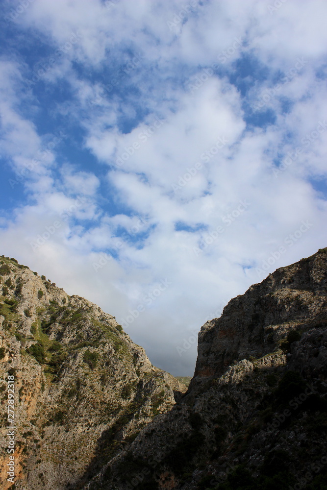 Fototapeta premium Kreta, Kavousi, Wanderweg, Gipfel, Berge