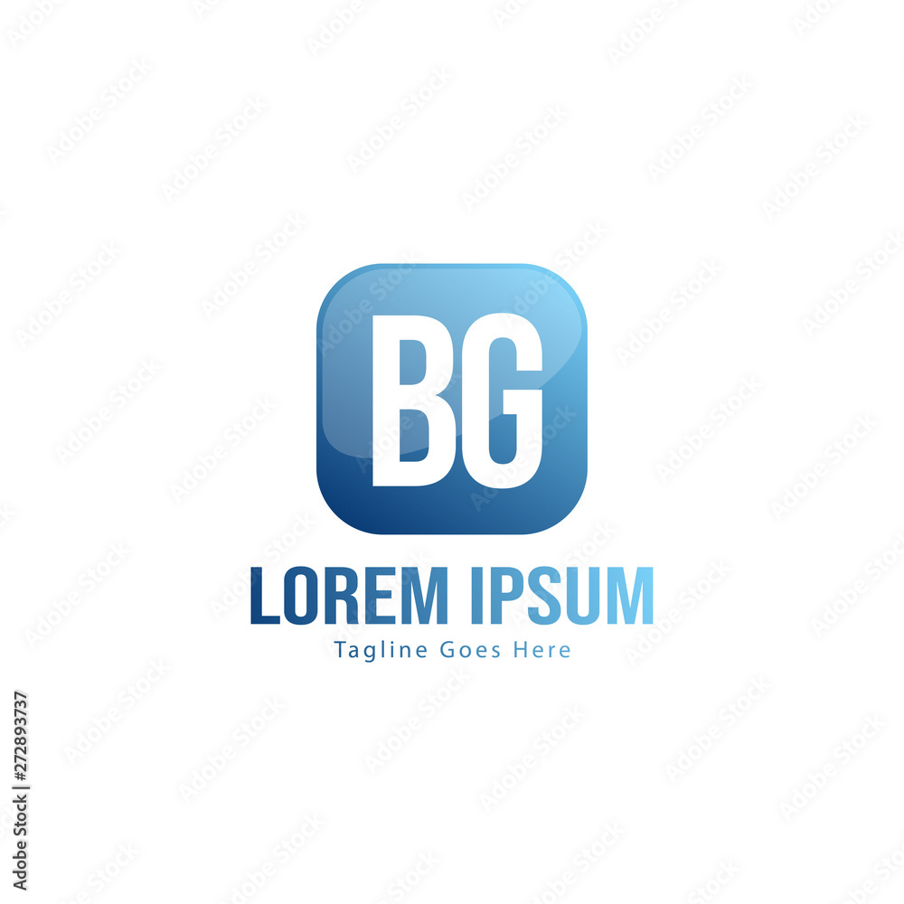 BG Letter Logo Design. Creative Modern BG Letters Icon Illustration BG Letter Logo Design. Creative Modern BG Letters Icon Illustration
