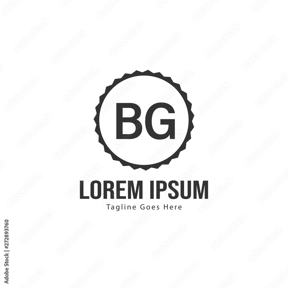 BG Letter Logo Design. Creative Modern BG Letters Icon Illustration BG Letter Logo Design. Creative Modern BG Letters Icon Illustration