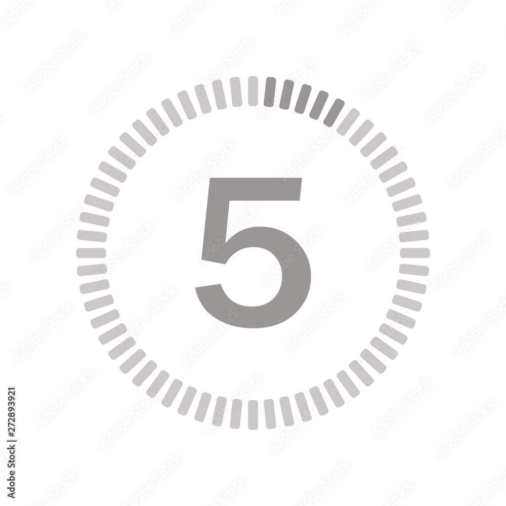 The 5 minutes, stopwatch vector icon, digital timer. clock and watch, timer, countdown symbol. The 5 minutes, stopwatch vector icon, digital timer. clock and watch, timer, countdown symbol.