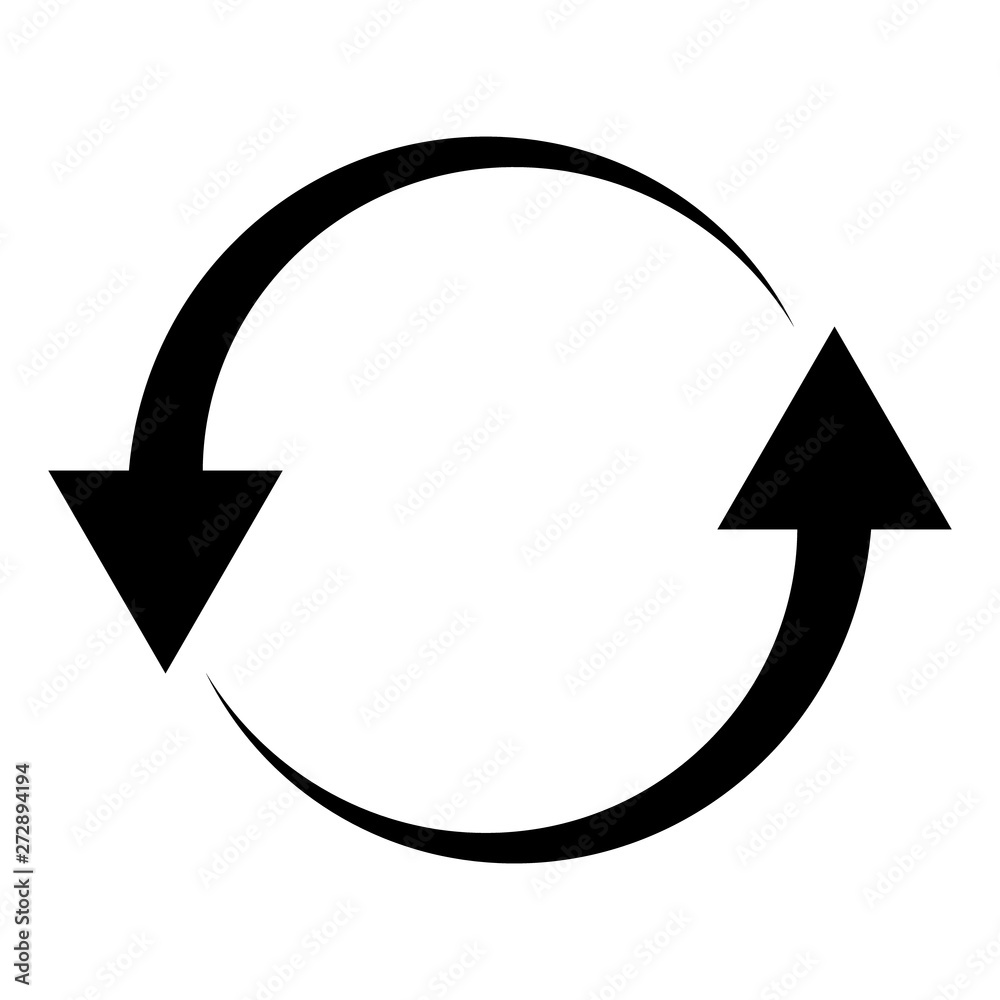 Rotation Arrow Icon Vector Illustration Rotation Arrow Icon Vector Illustration