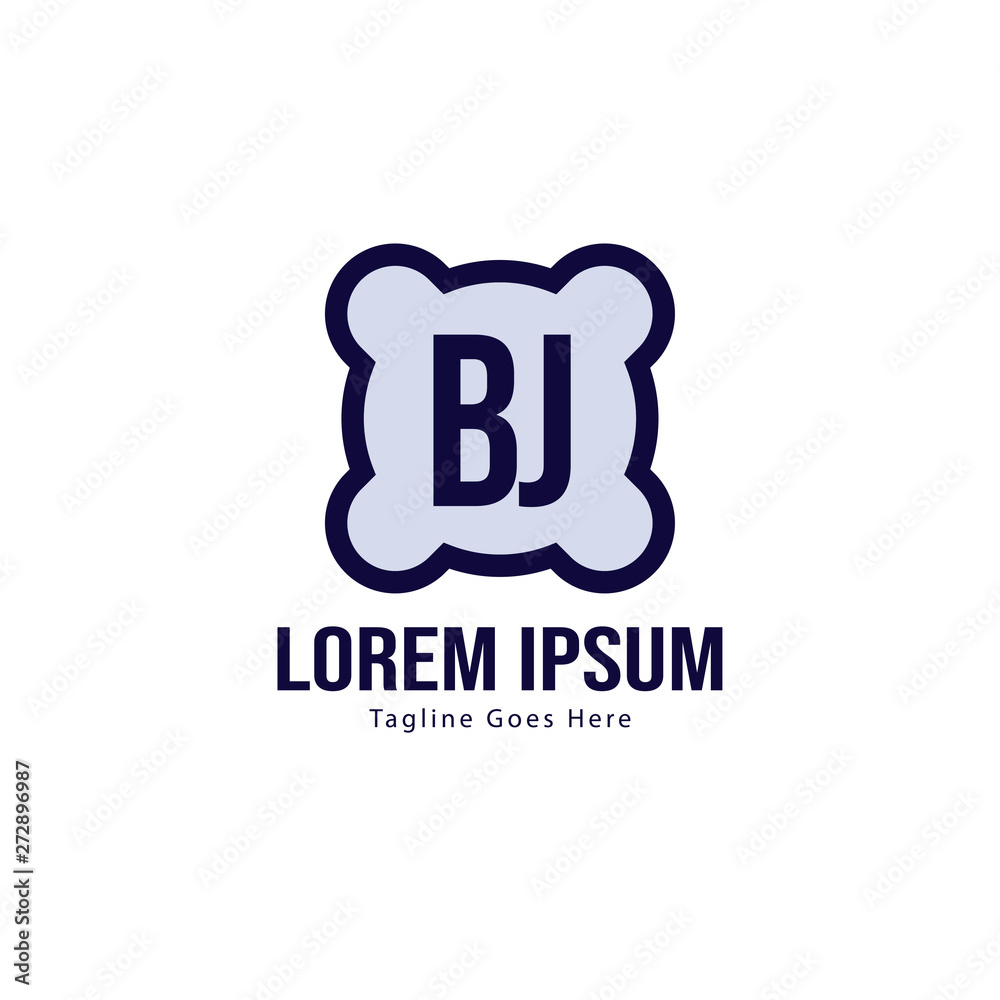 BJ Letter Logo Design. Creative Modern BJ Letters Icon Illustration BJ Letter Logo Design. Creative Modern BJ Letters Icon Illustration
