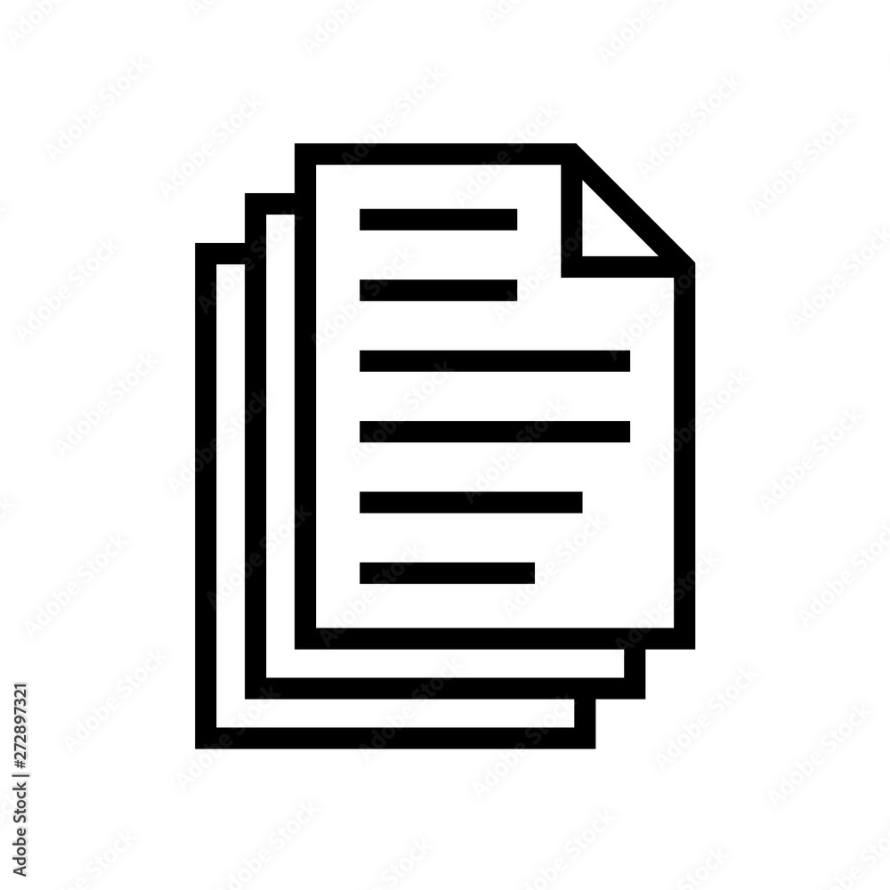 Page documents icon flat vector illustration design Page documents icon flat vector illustration design