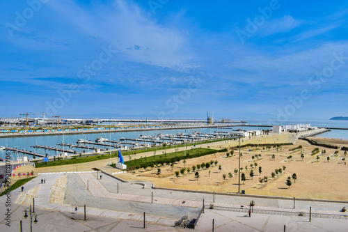 Panoramic View of Marina Tangier, Tangier City, Morocco