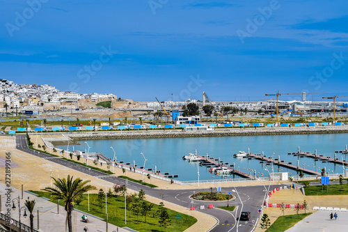 Panoramic View of Marina Tangier, Tangier City, Morocco