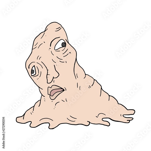 Design of melted face draw