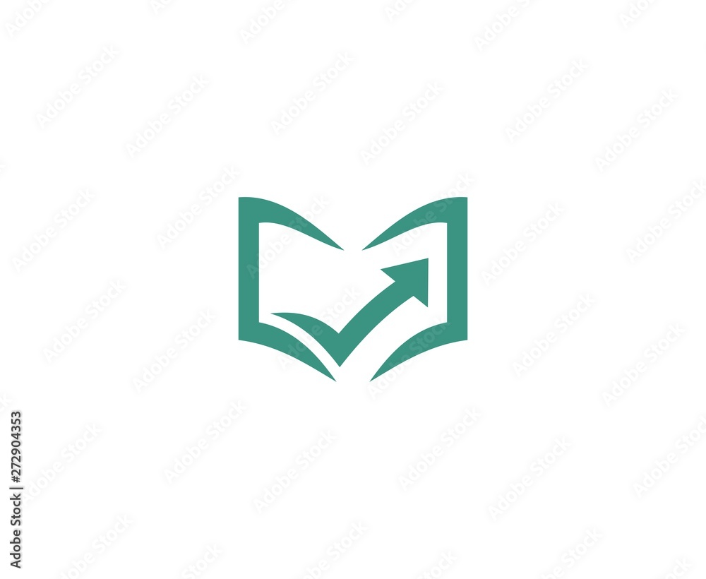 Fototapeta Book logo
