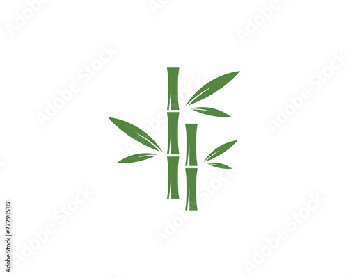 Fototapeta Naklejka Na Ścianę i Meble -  Bamboo logo vector