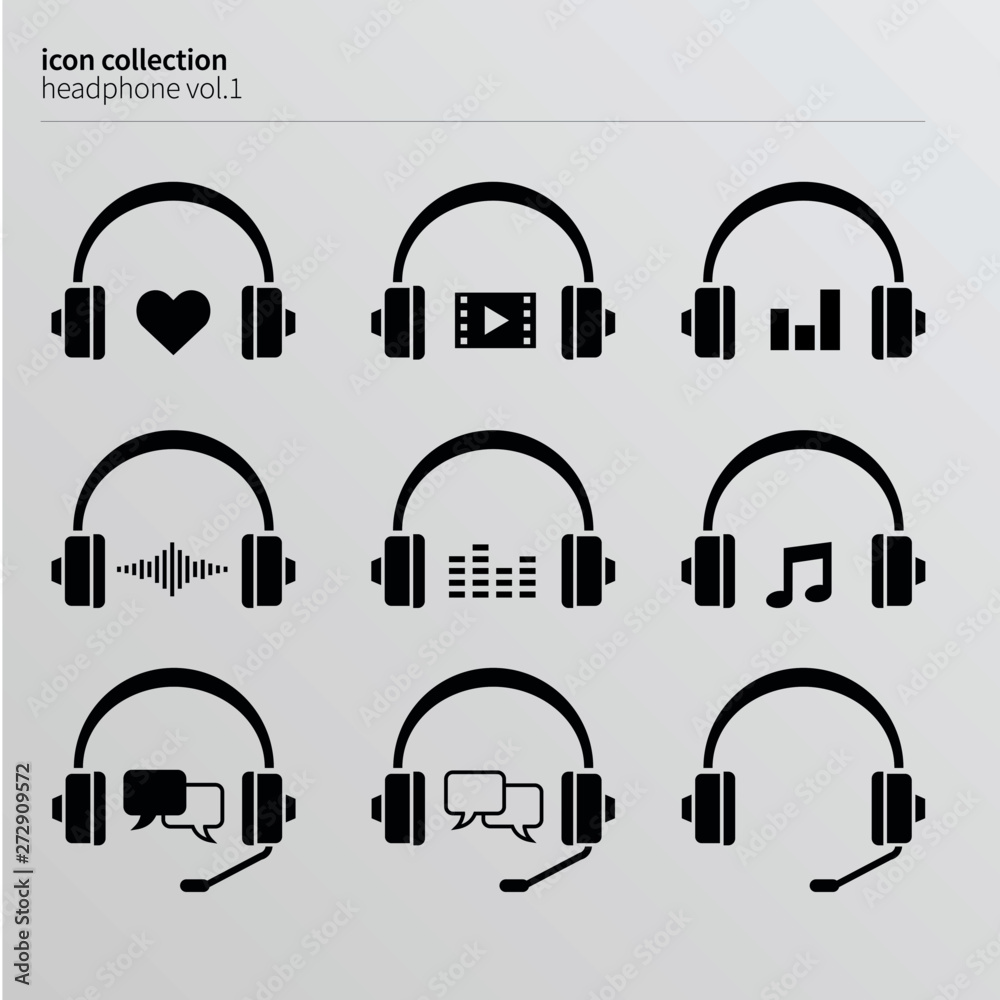 Headphone Icon Collection Vol.1 Headphone Icon Collection Vol.1