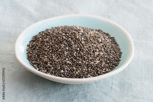 Chia Seeds in a Bowl