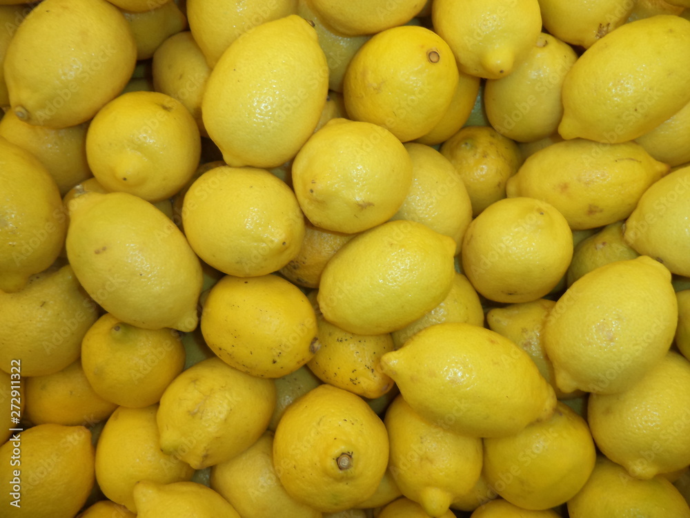 ripe fresh lemons of the new harvest ripe fresh lemons of the new harvest