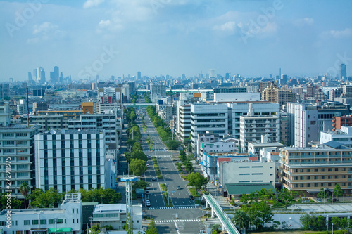 名古屋の街を見下ろす 港区