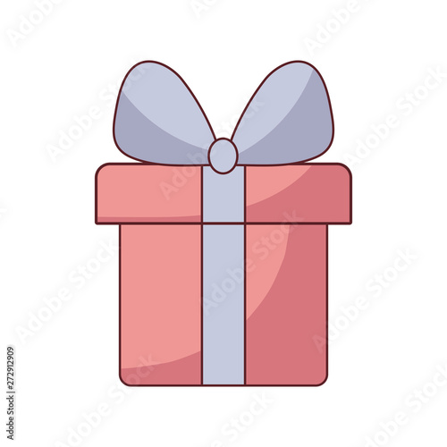 gift box present isolated icon