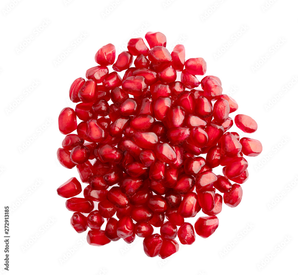 pomegranate isolated on white background