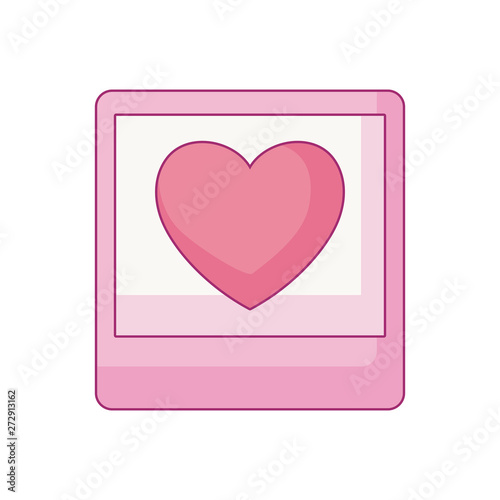 photo instant with heart love