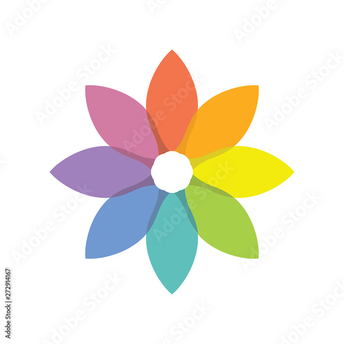 Colorful Flower Logo