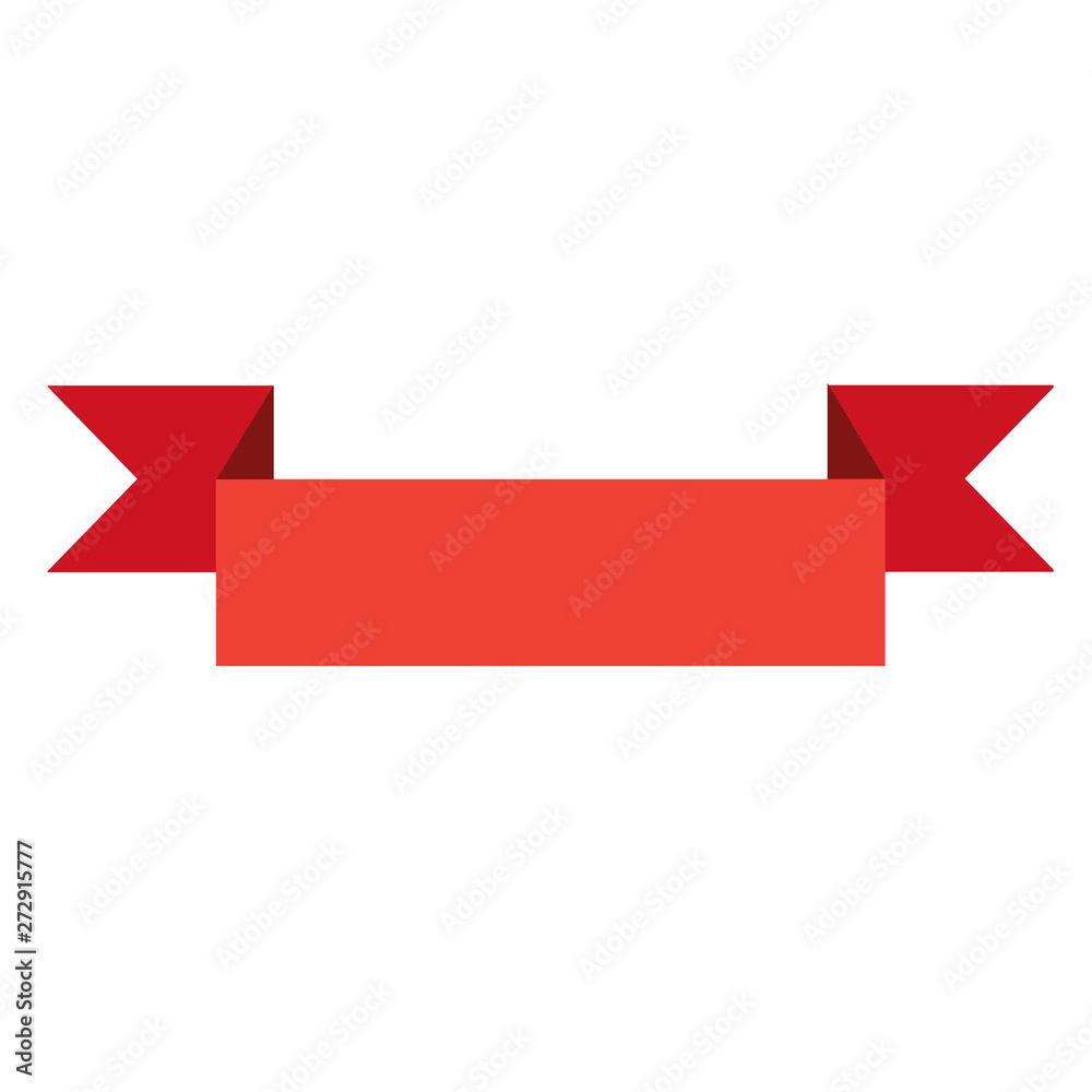Red ribbon symbol of aids awareness Royalty Free Vector