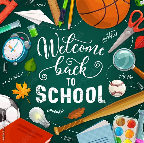 Welcome Back to School, student education supplies