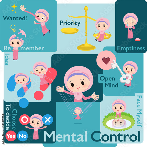Arab Hijab girl_Mental